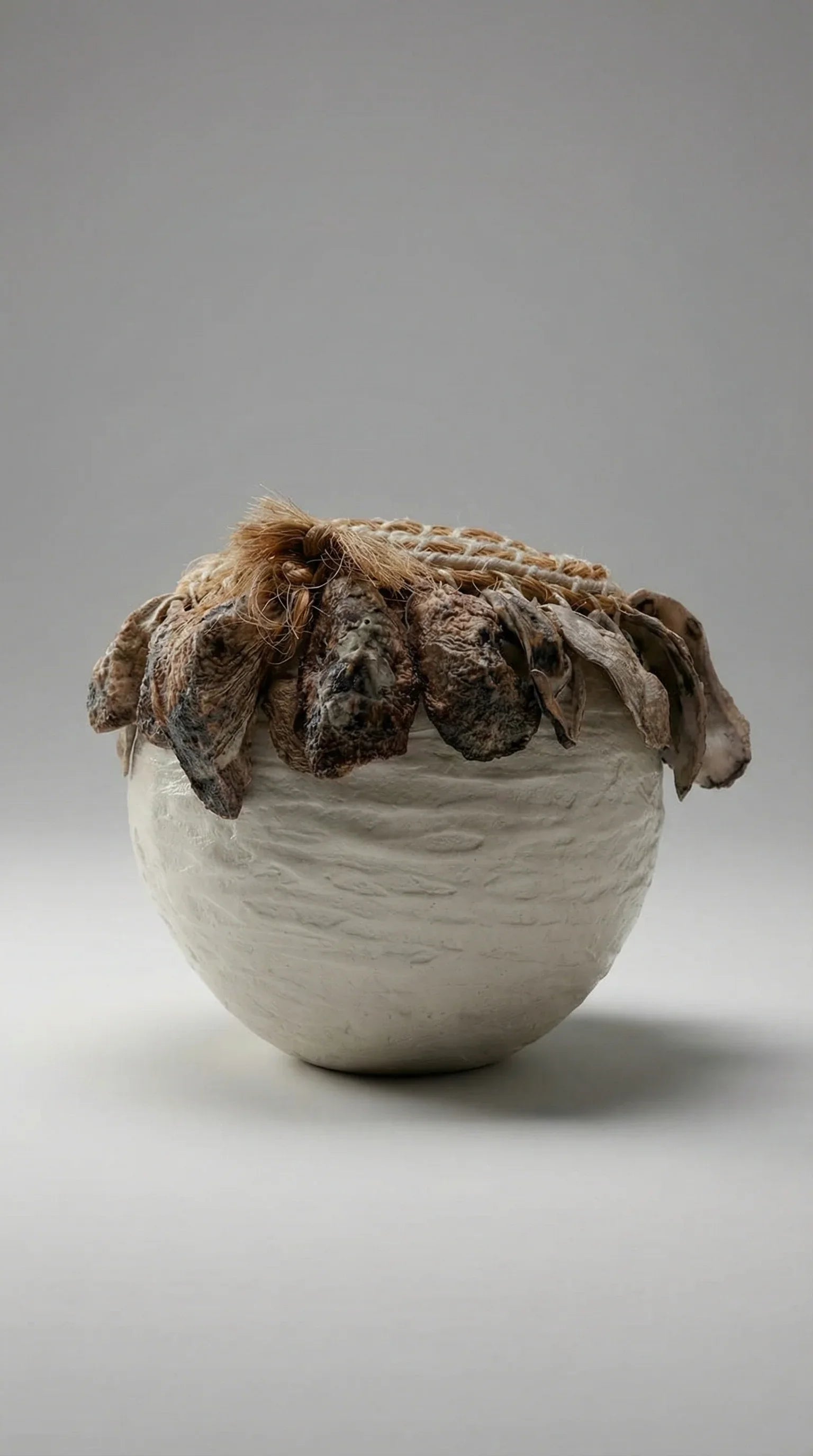 Vaso Cerâmica Conchas - MMassuci