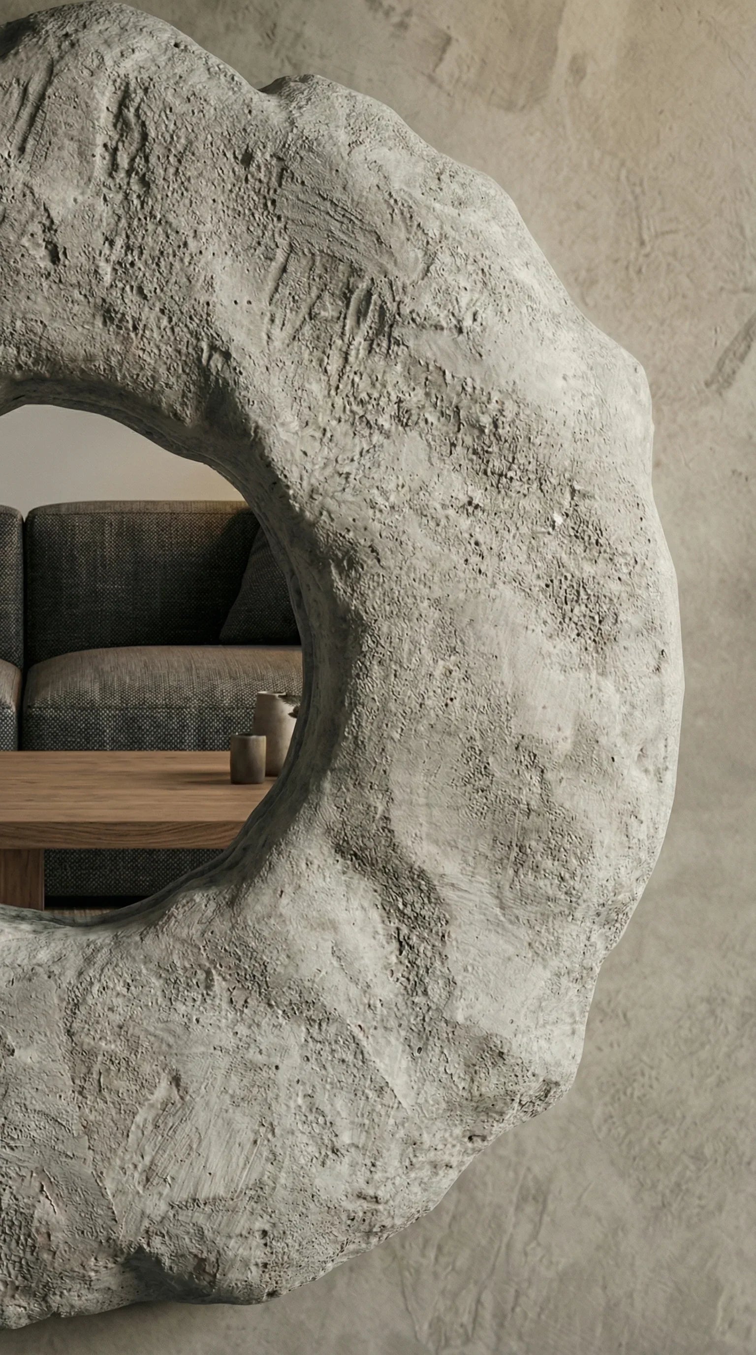 Adorno Parede Espelho Rústico - MMassuci