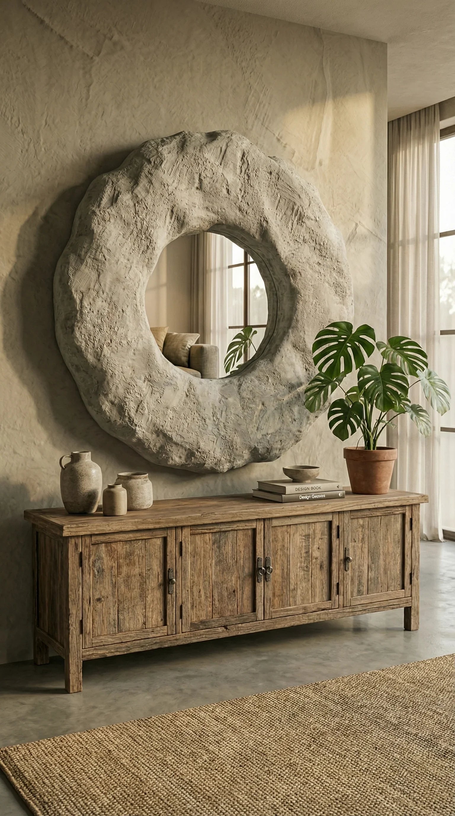 Adorno Parede Espelho Rústico - MMassuci