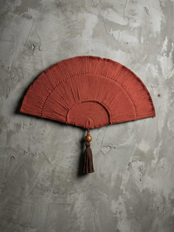 Adorno Parede Leque Japonês Algodão