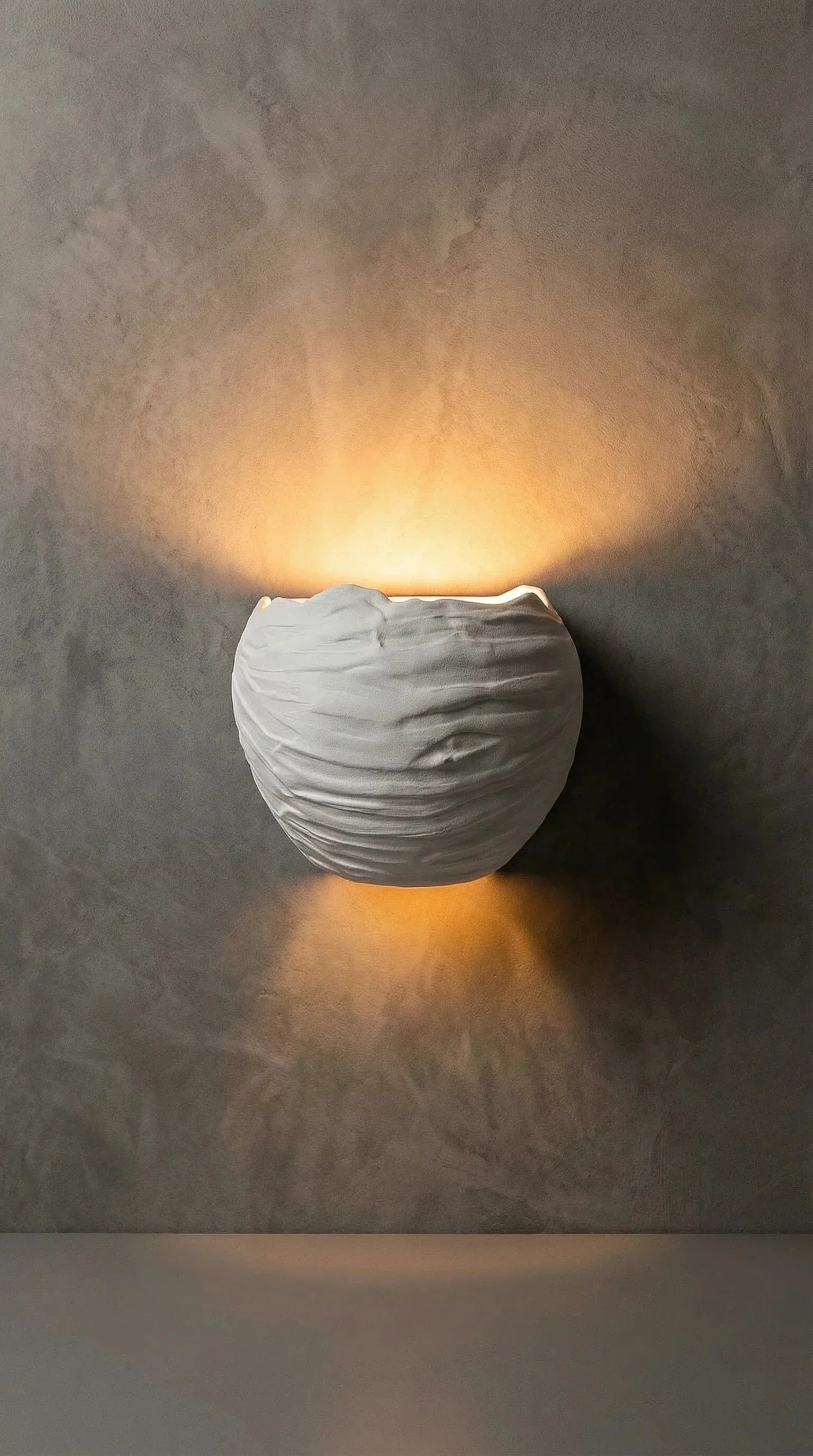 Arandela Meia Lua Poliresina - Ateliê MMassuci