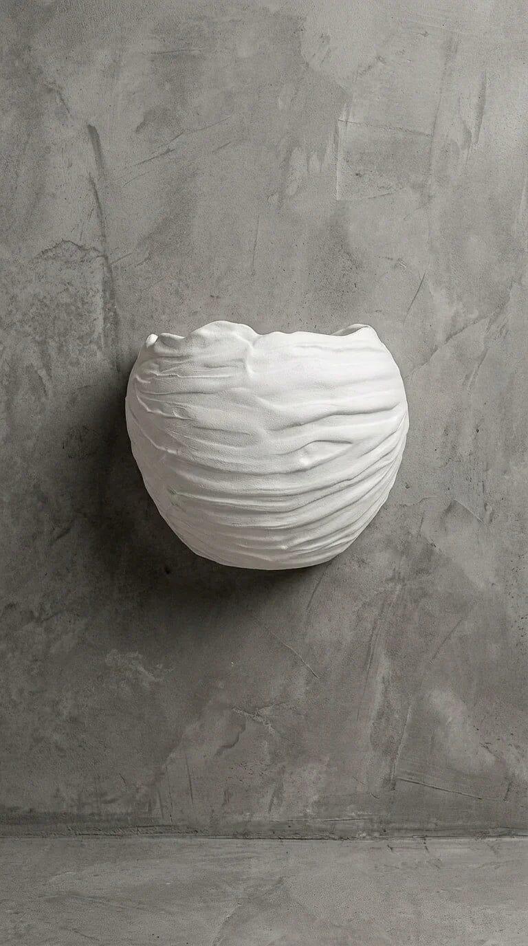 Arandela Meia Lua Poliresina - Ateliê MMassuci