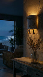 Arandela Rústica Poliresina com Tassel - Ateliê MMassuci