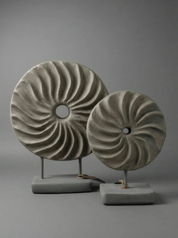 Decoração Cerâmica Fria Espiral Duo