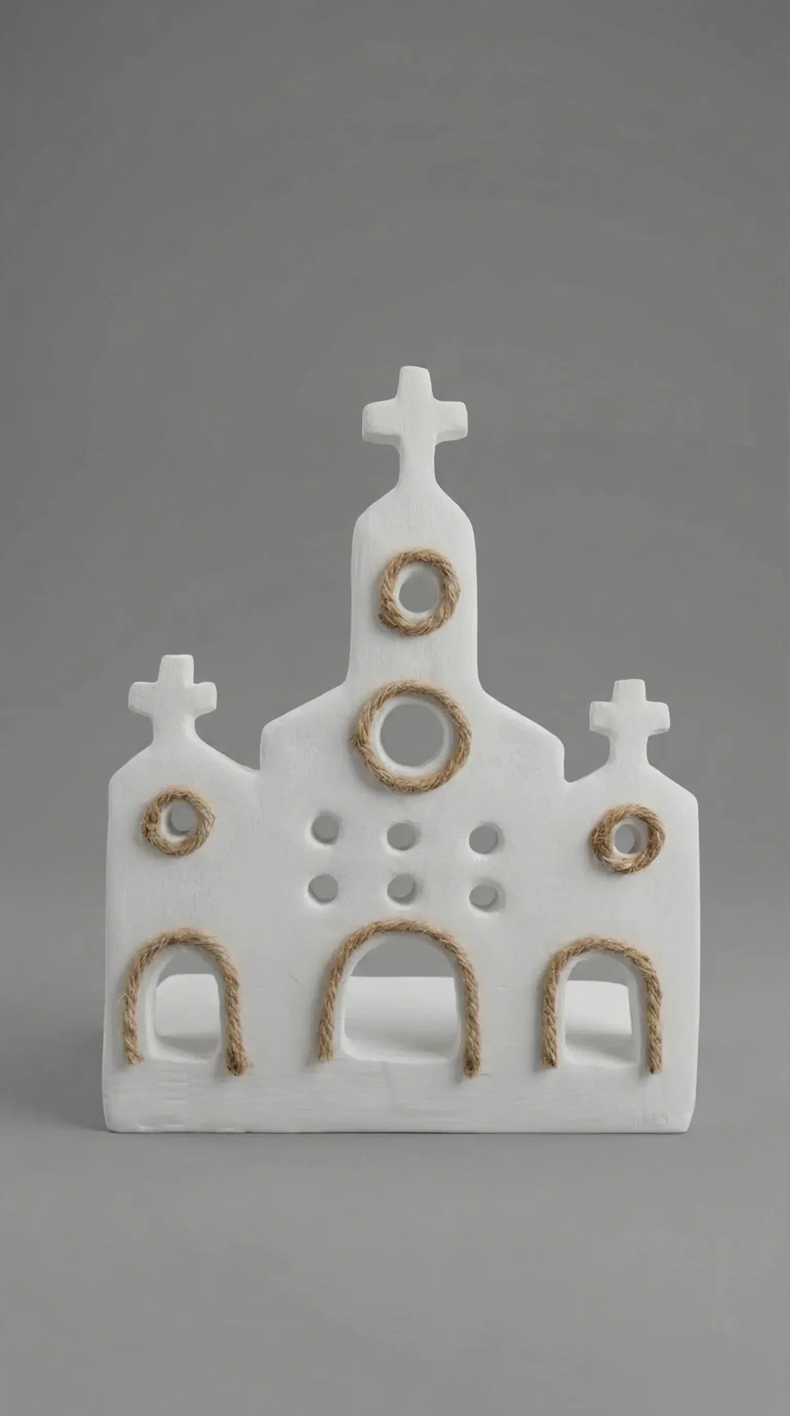 Decoração Igreja com Sisal - Ateliê MMassuci