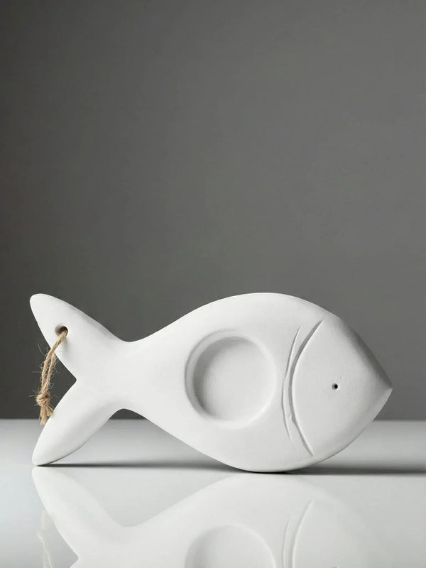 Decoração Porta Velas Peixe