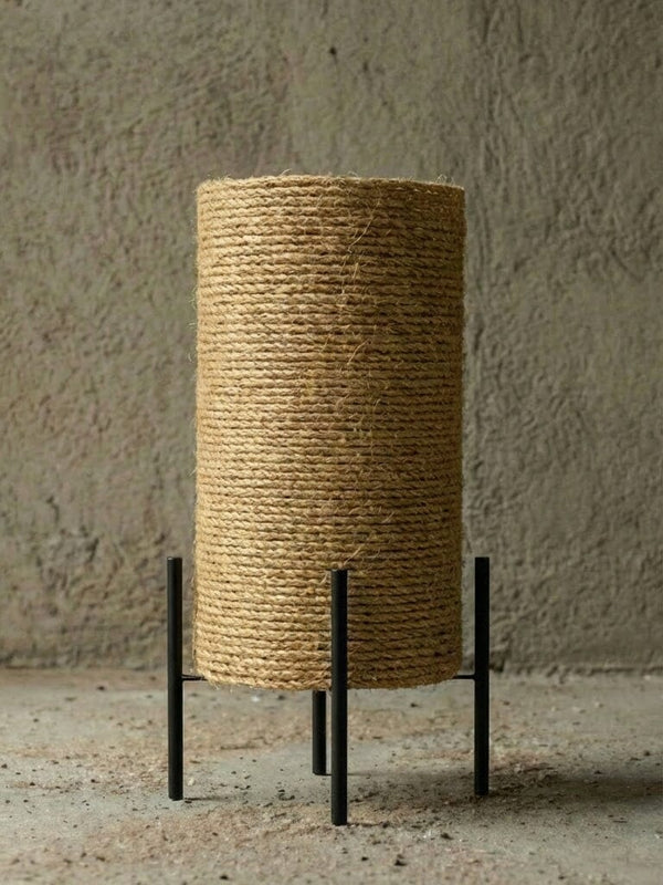 Luminária Chão Carretel Sisal