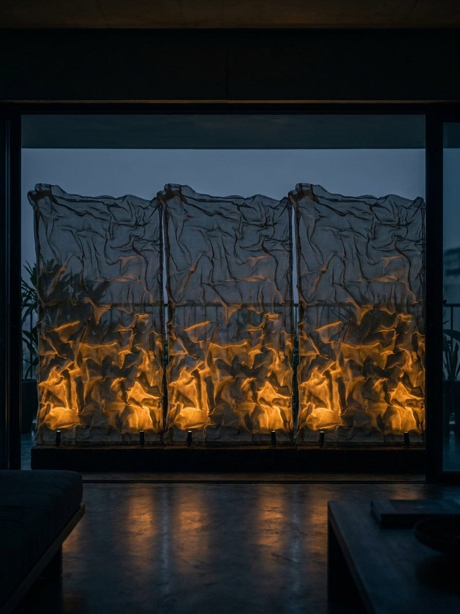 Luminária Chão Flow Duna Luminárias Ateliê MMassuci 