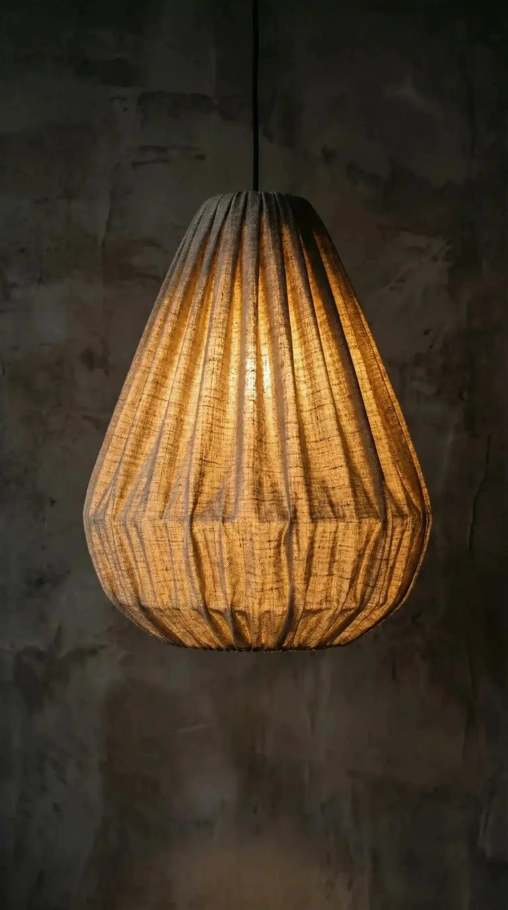 Luminária Pendente Bag Linho - Ateliê MMassuci