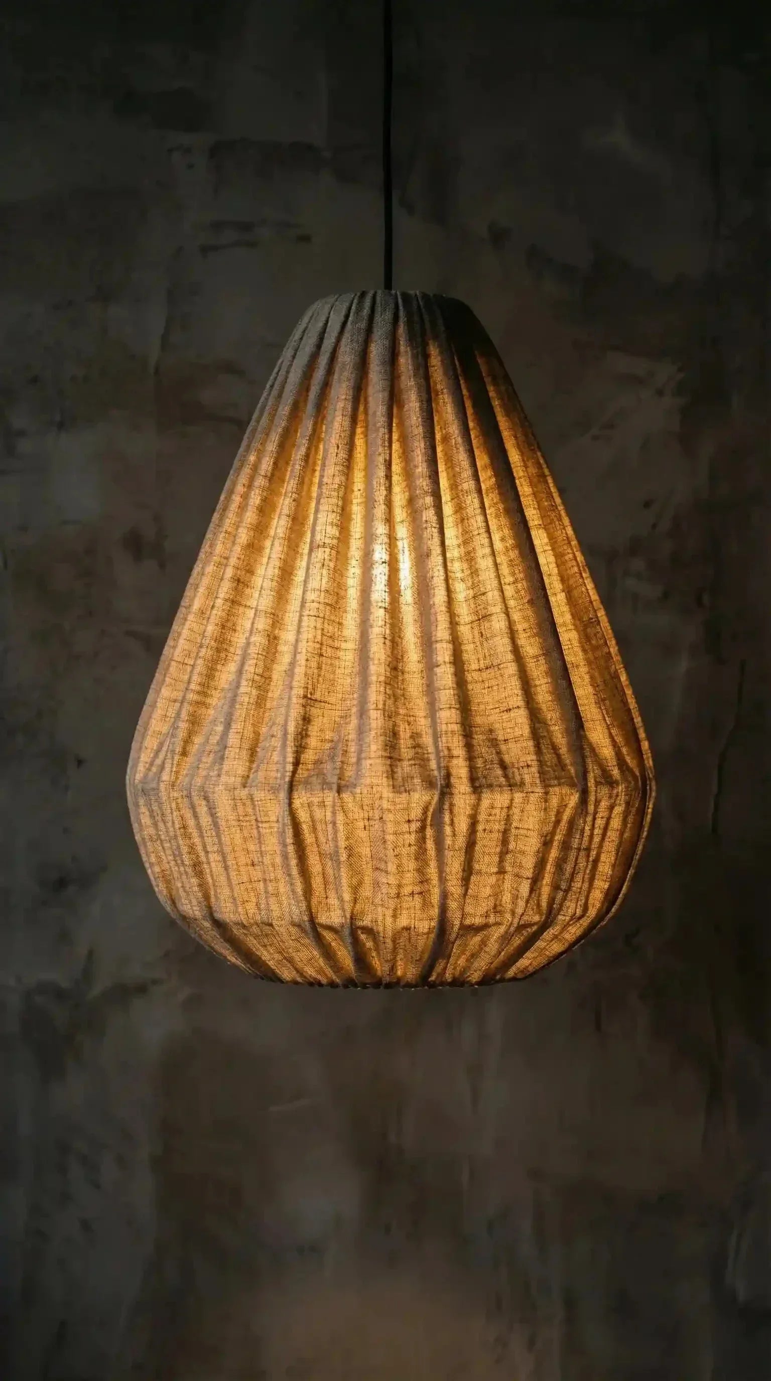 Luminária Pendente Bag Linho - Ateliê MMassuci