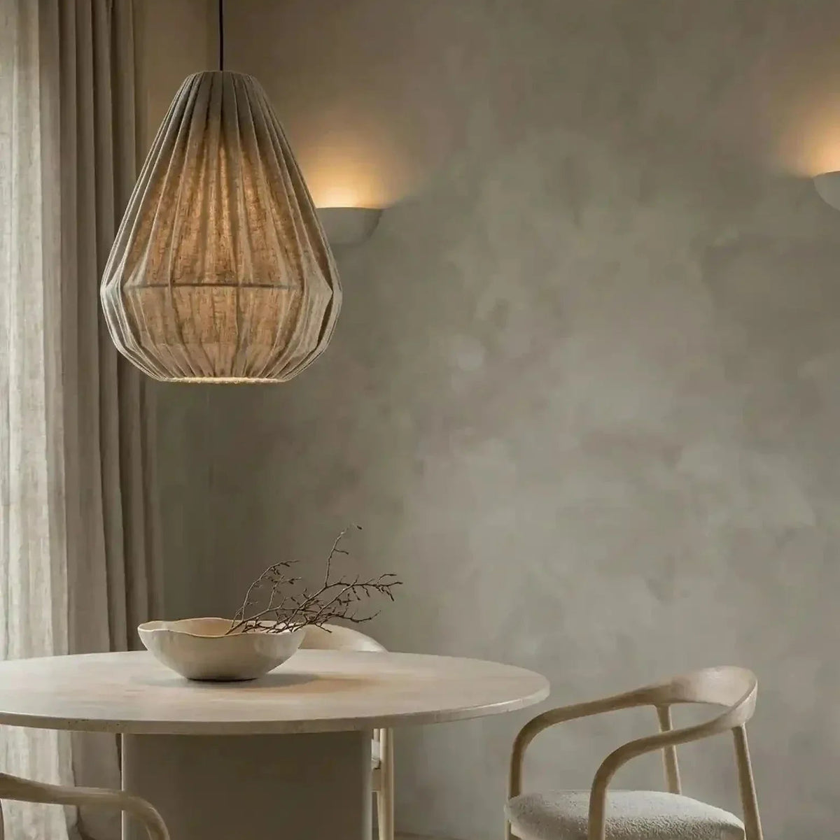 Luminária Pendente Bag Linho - Ateliê MMassuci