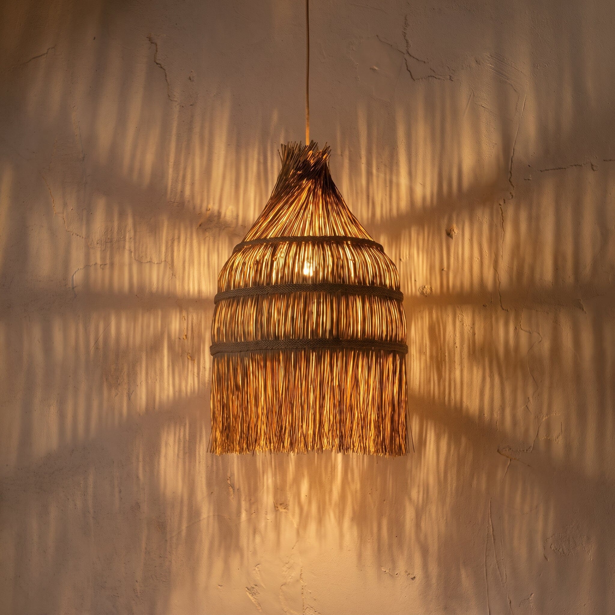 Luminária Pendente Buriti Réstia Ateliê MMassuci 
