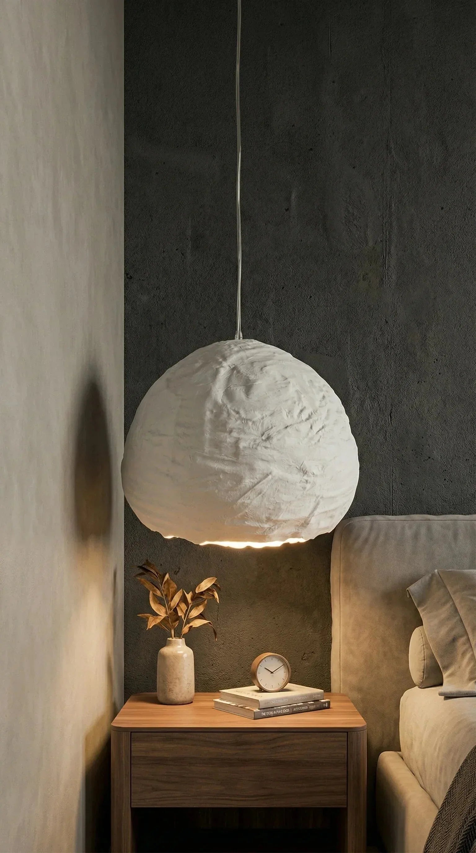 Luminária Pendente Cerâmica Globo - Ateliê MMassuci