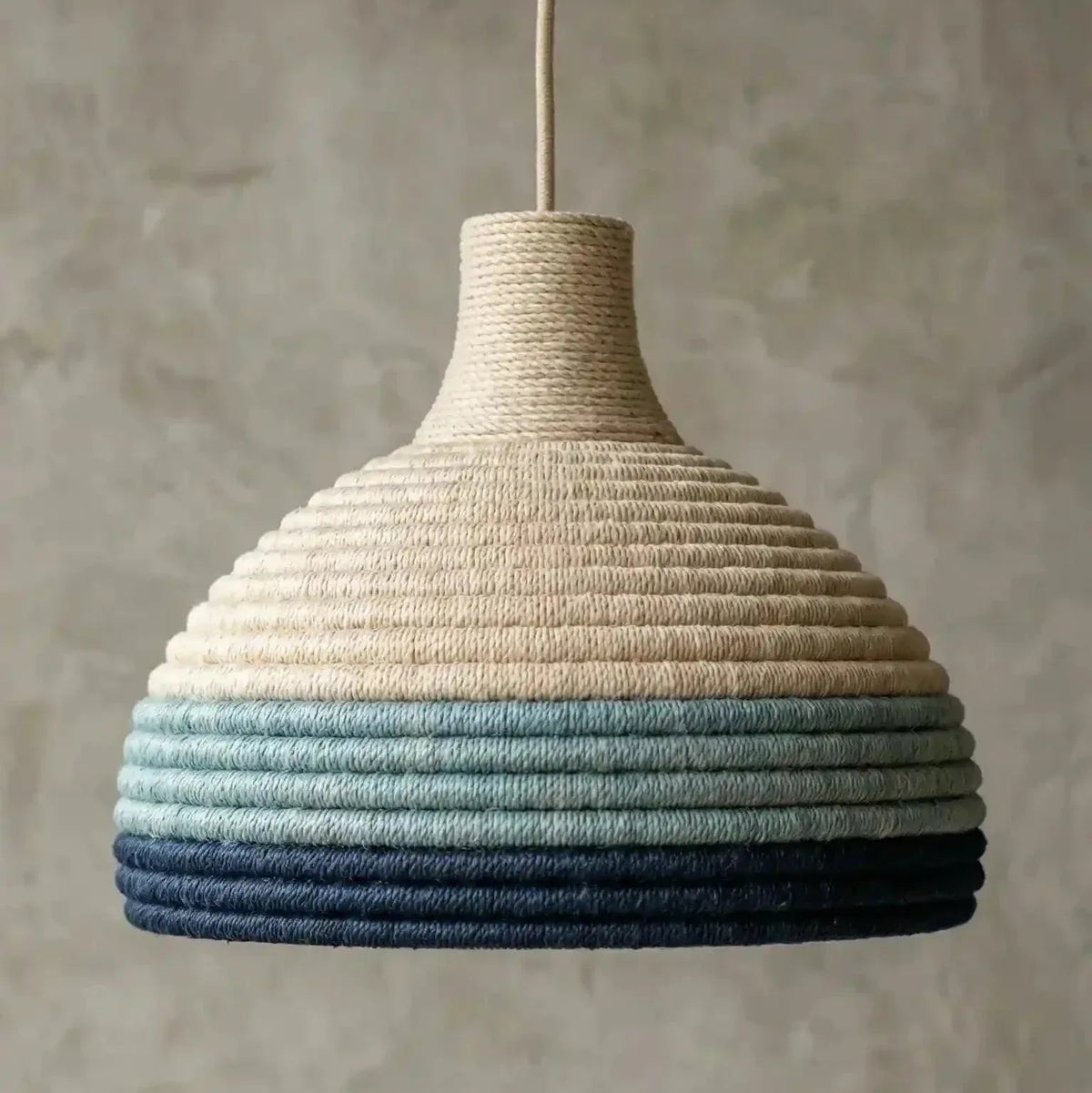 Luminária Pendente Fiber Emballage Algodão - Ateliê MMassuci
