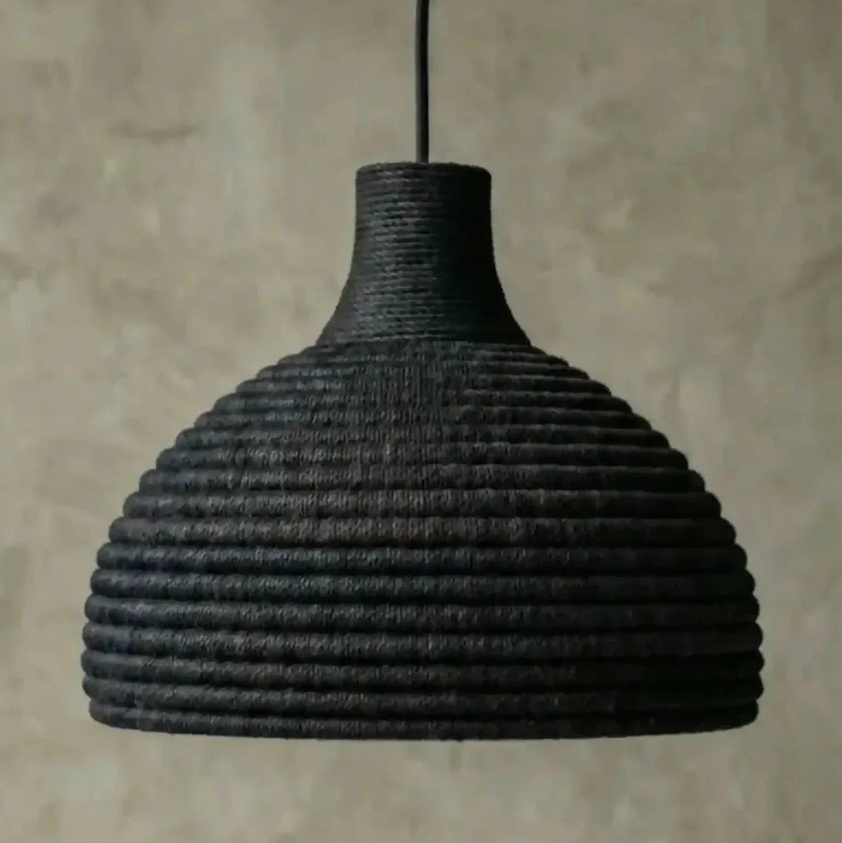 Luminária Pendente Fiber Emballage Algodão - Ateliê MMassuci