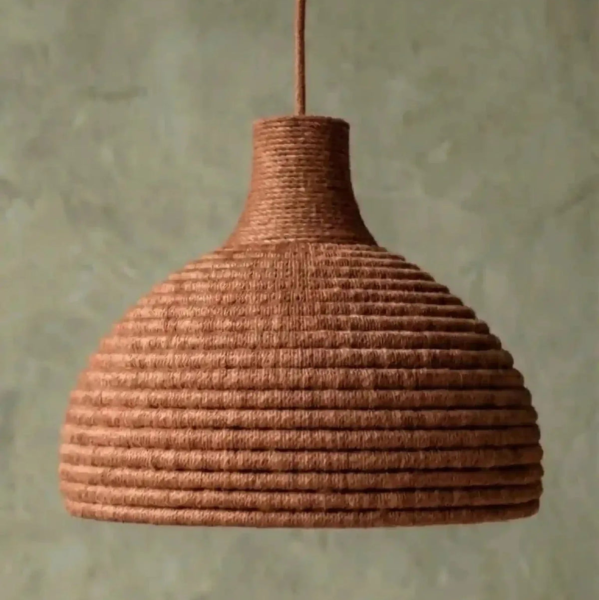 Luminária Pendente Fiber Emballage Algodão - Ateliê MMassuci