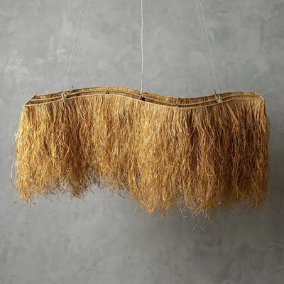Luminária Pendente Fio de Buriti Orgânica