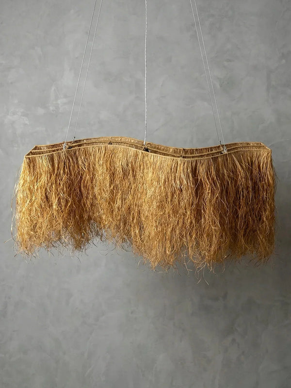 Luminária Pendente Fio de Buriti Orgânica