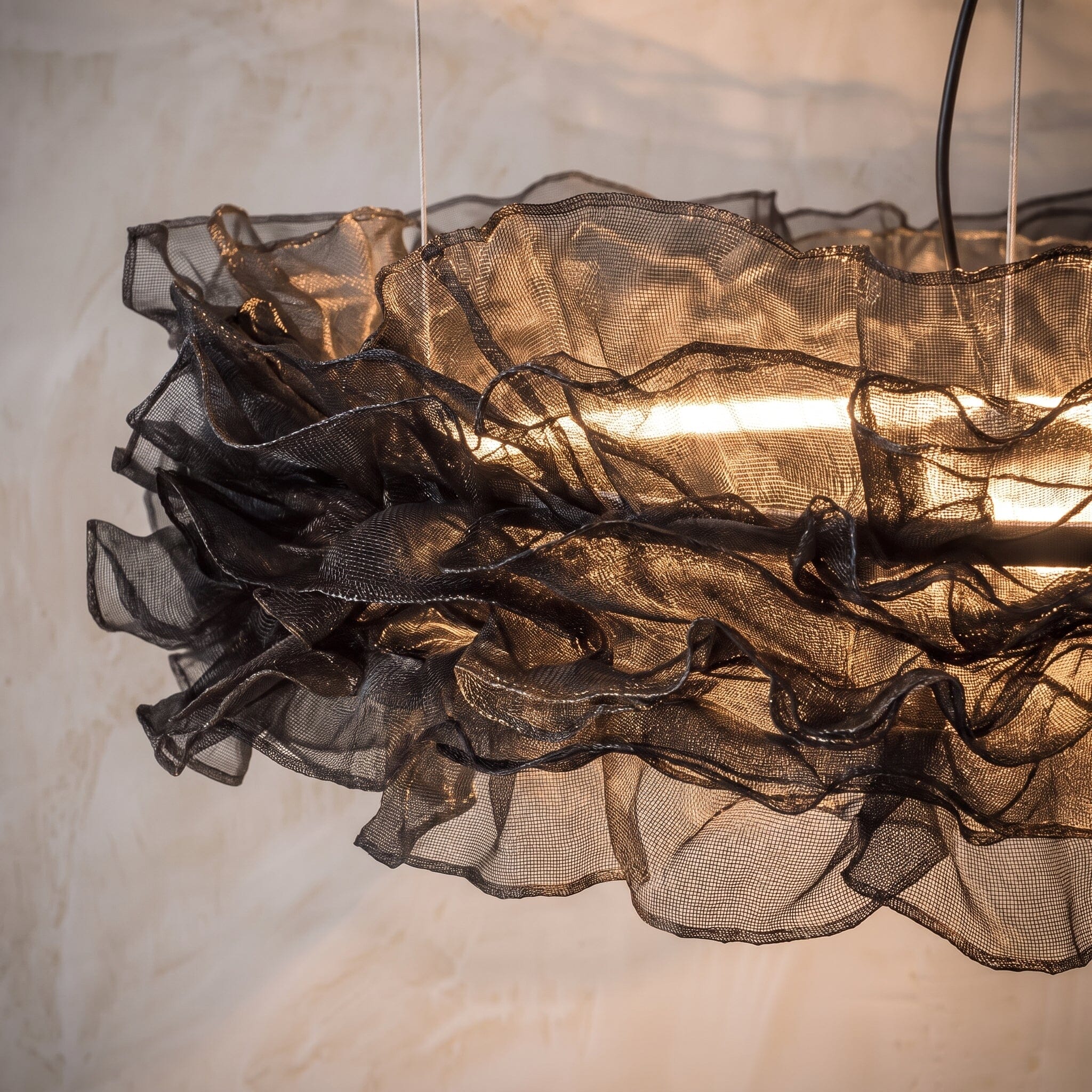 Luminária Pendente Flow Bruma Luminárias Ateliê MMassuci 