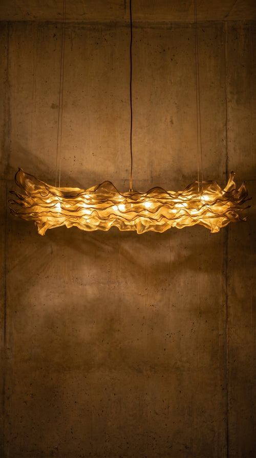 Luminária Pendente Flow Retangular Luminárias MMassuci 
