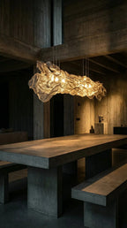 Luminária Pendente Flow Retangular - Ateliê MMassuci