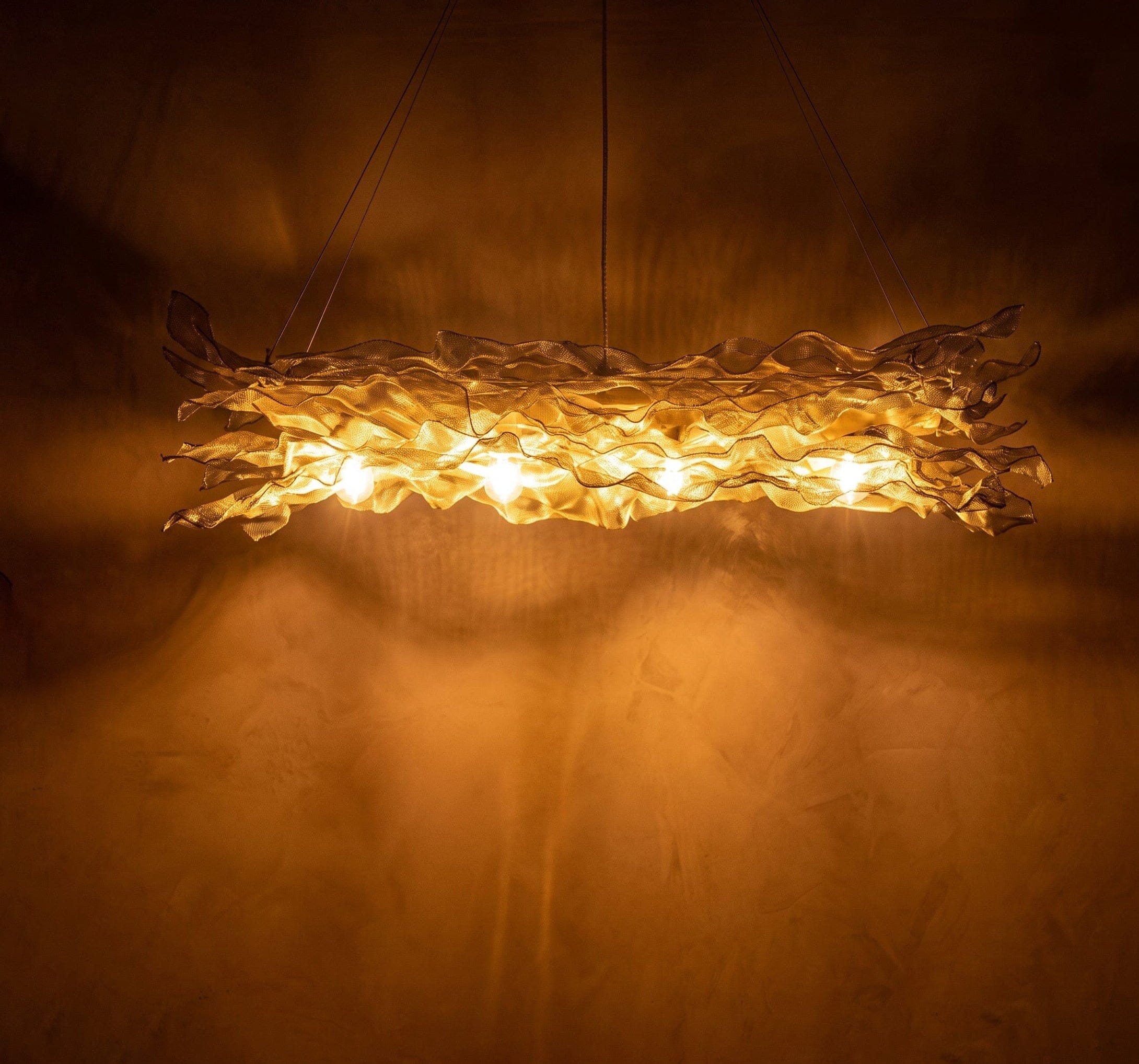 Luminária Pendente Flow Retangular Luminárias MMassuci 