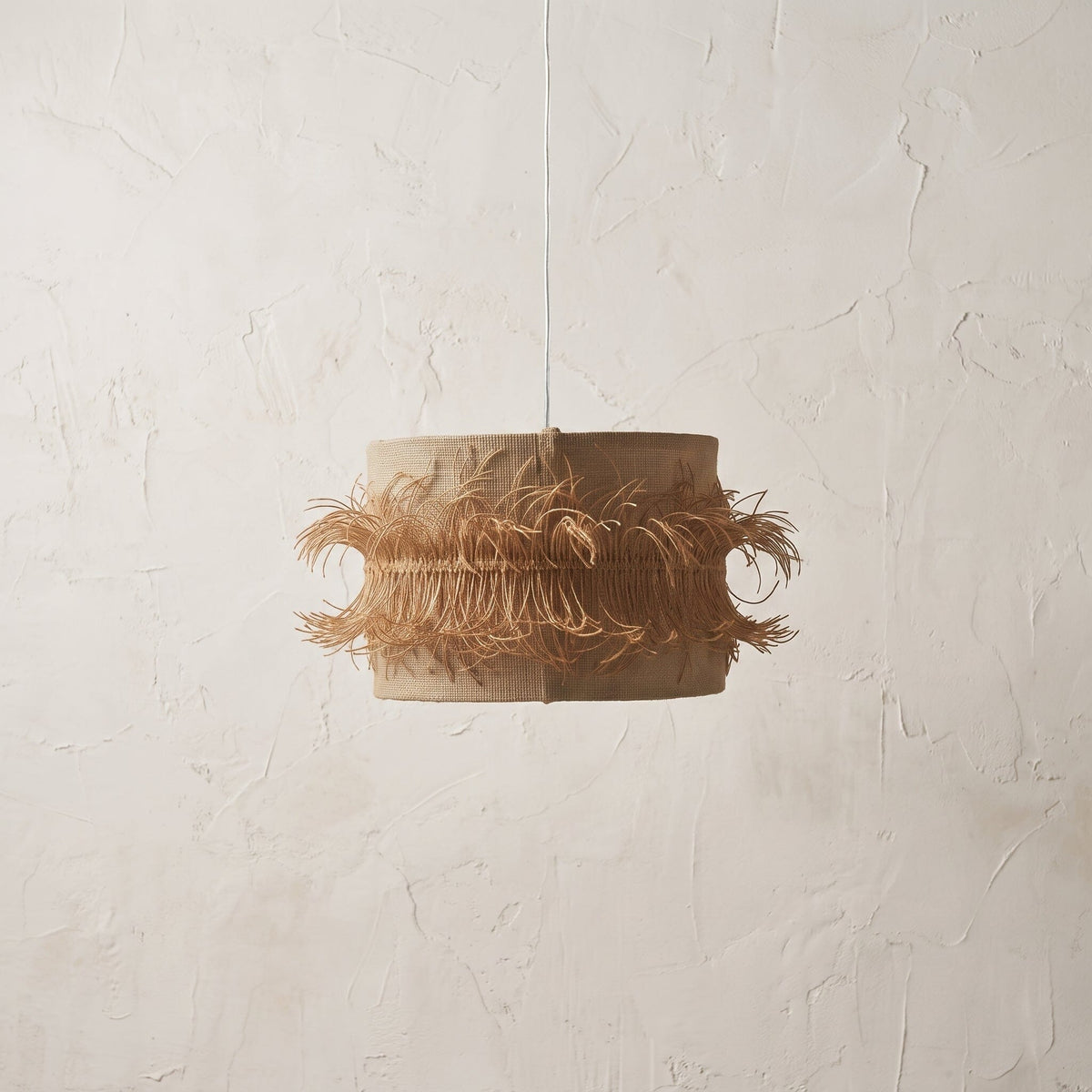 Luminária Pendente Juta e Sisal Luminárias MMassuci 