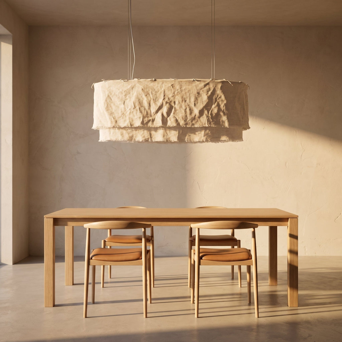 Luminária Pendente Linho Albatroz Luminárias Ateliê MMassuci 