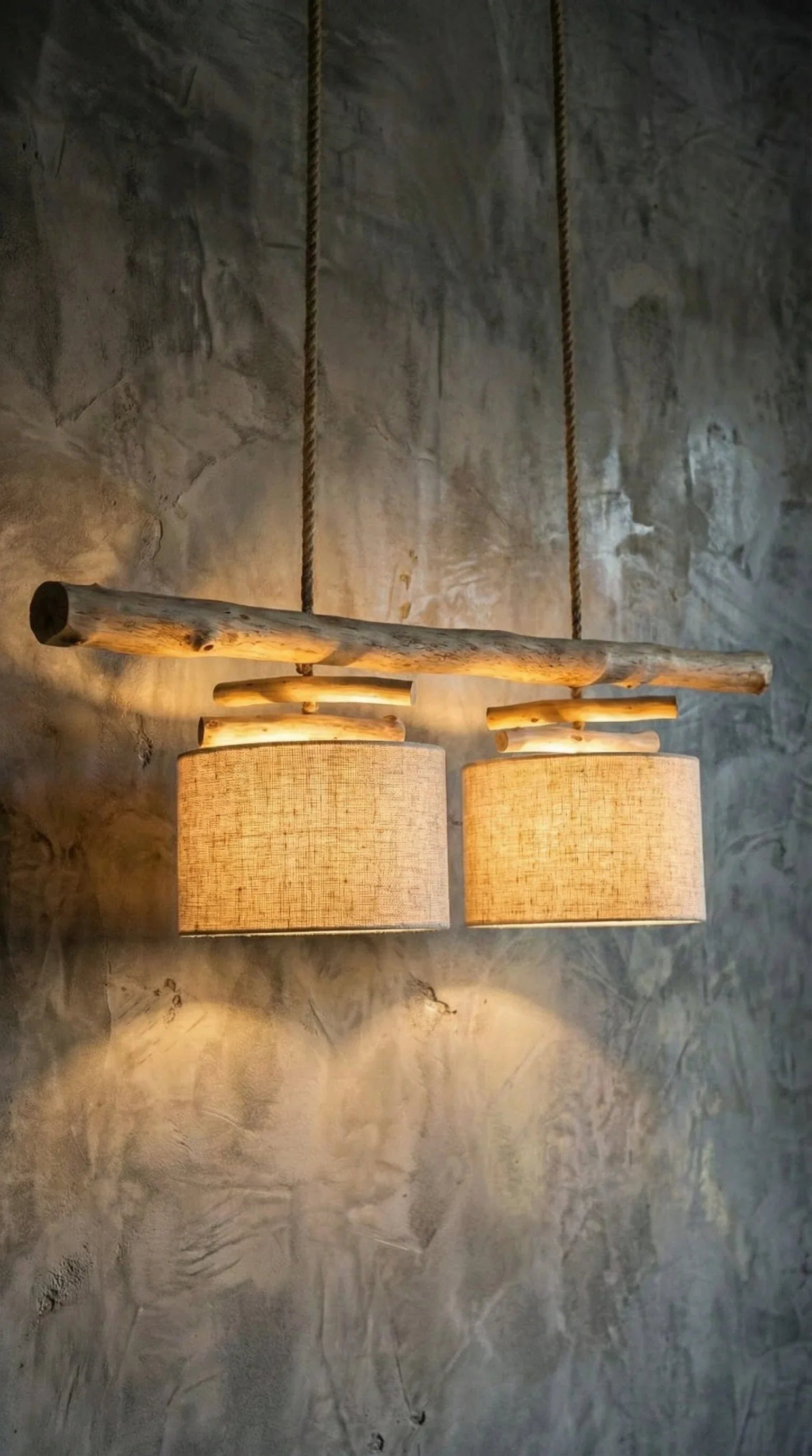 Luminária Pendente Linho Cais - Ateliê MMassuci