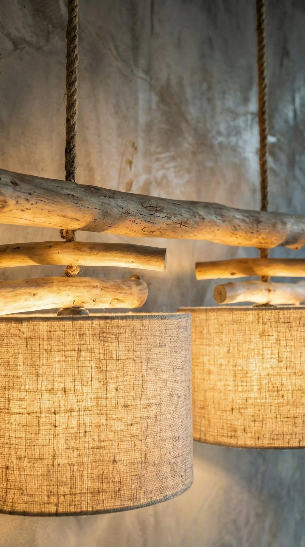 Luminária Pendente Linho Cais - Ateliê MMassuci