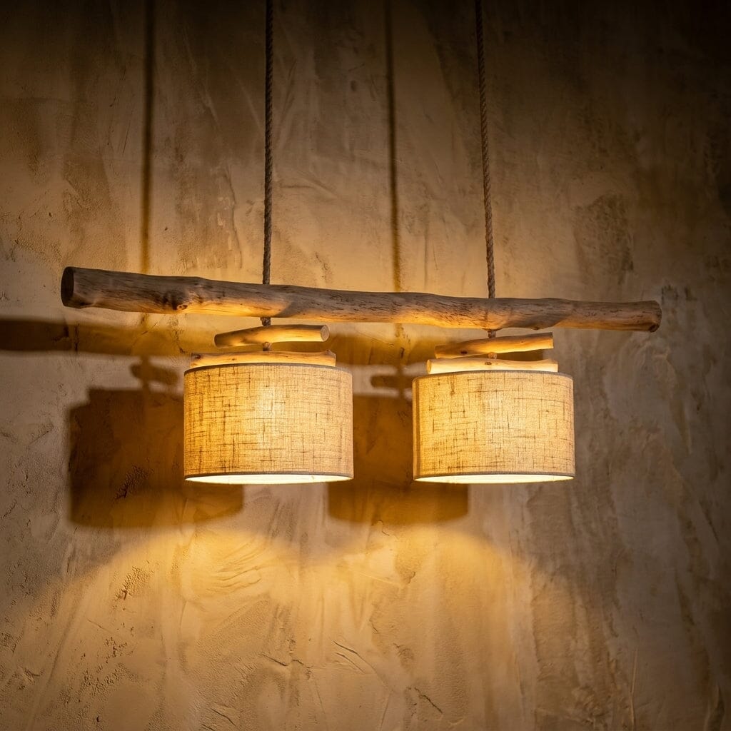 Luminária Pendente Linho Cais Luminárias MMassuci 