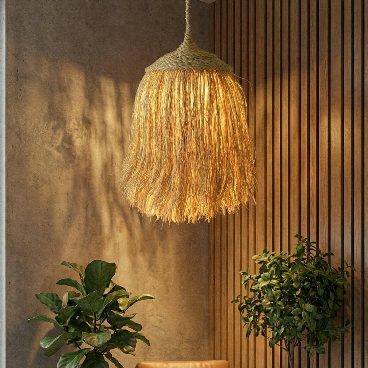Luminária Pendente Natureza Viva Buriti - Ateliê MMassuci
