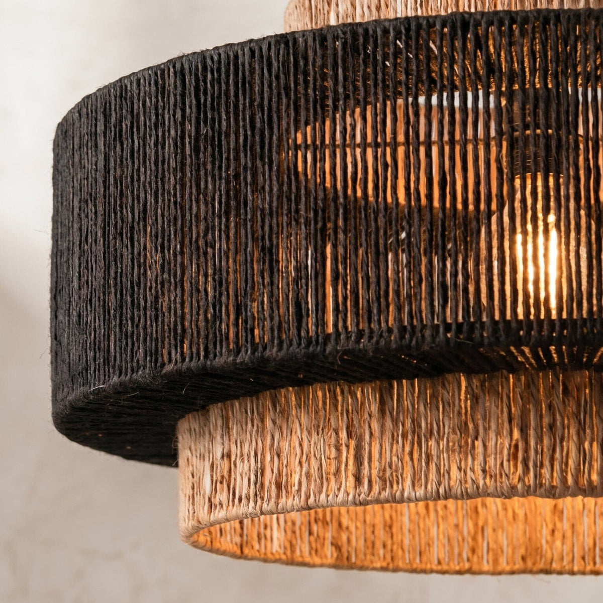 Luminária Pendente Sisal Eclipse Luminárias MMassuci 