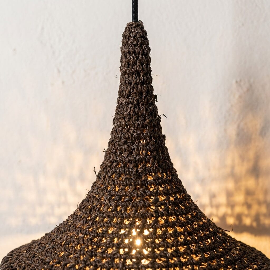 Luminária Pendente Sisal Puá Luminárias Ateliê MMassuci 