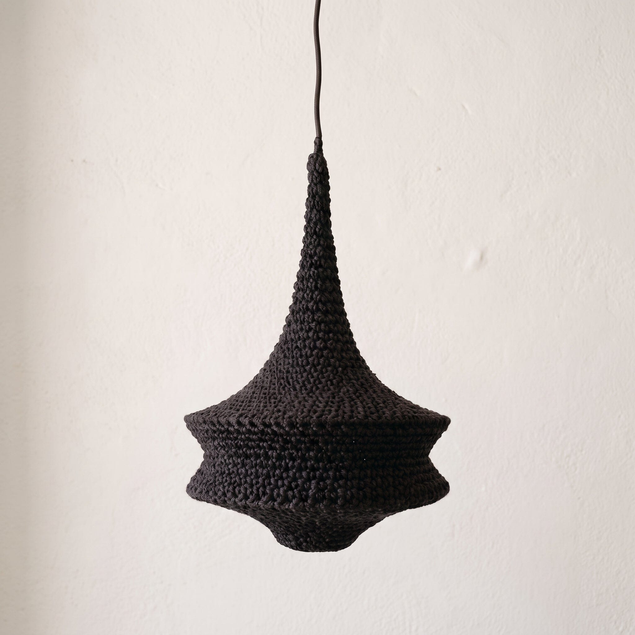 Luminária Pendente Sisal Puá Luminárias Ateliê MMassuci 60cm x 30cm 