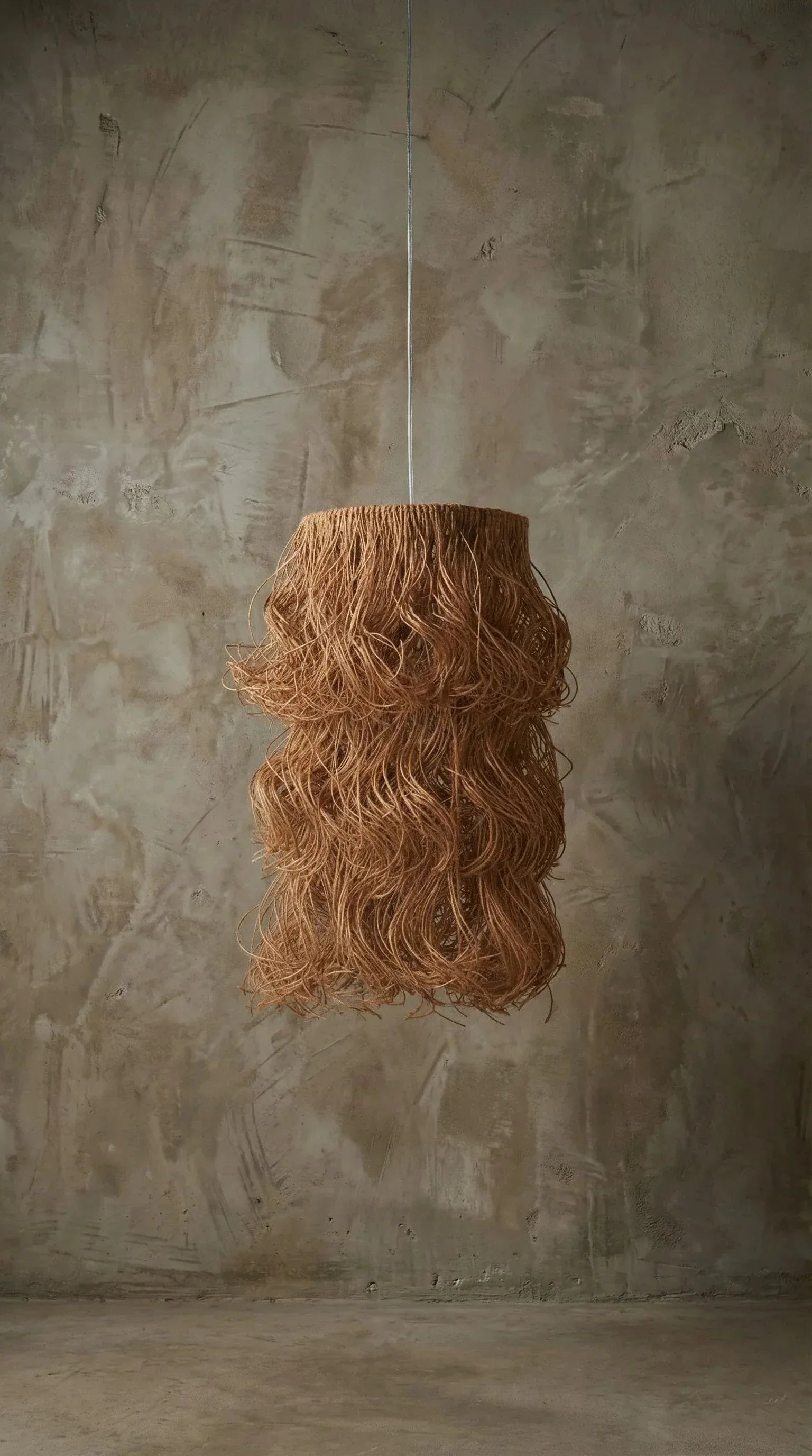 Luminária Pendente Sisal Wave - Ateliê MMassuci