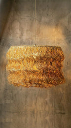 Luminária Pendente Sisal Wave - Ateliê MMassuci