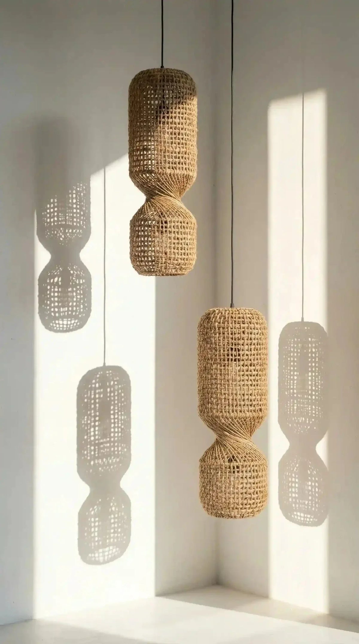 Luminária Pendente Twisted Juta - Ateliê MMassuci