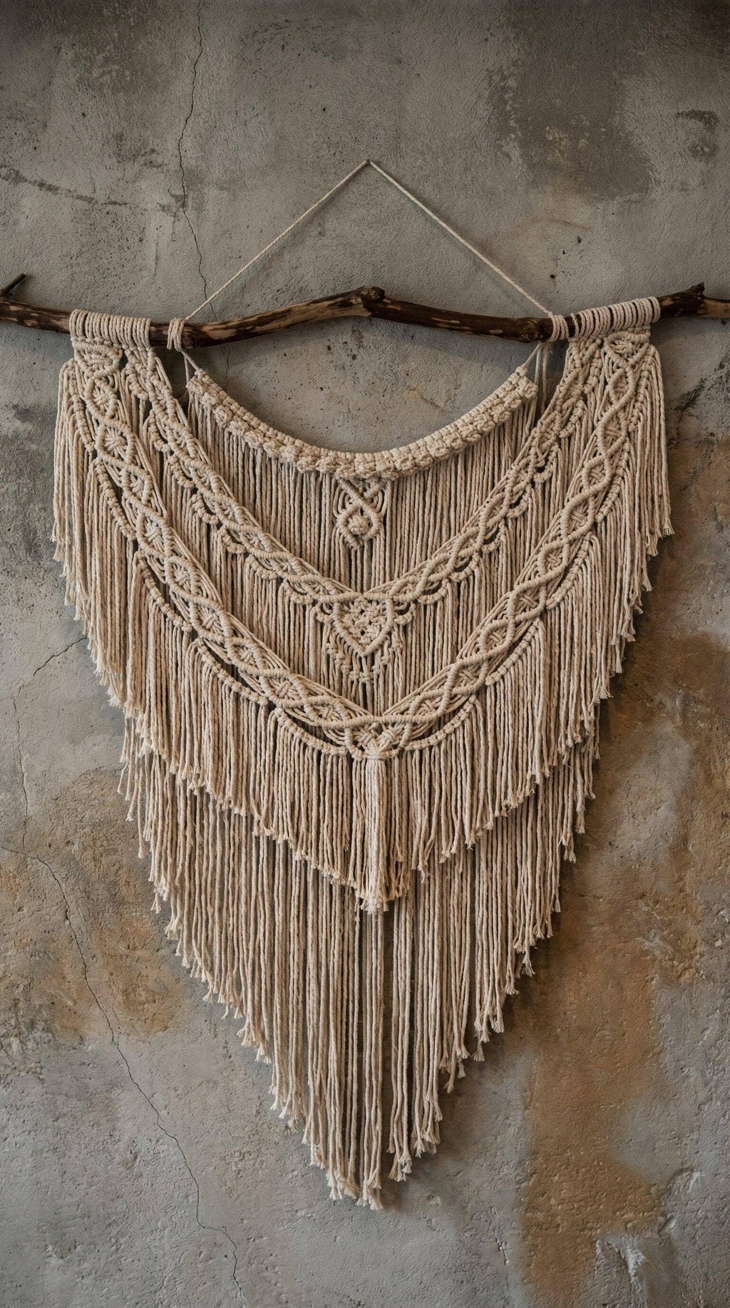 Macrame Parede Cru - Ateliê MMassuci