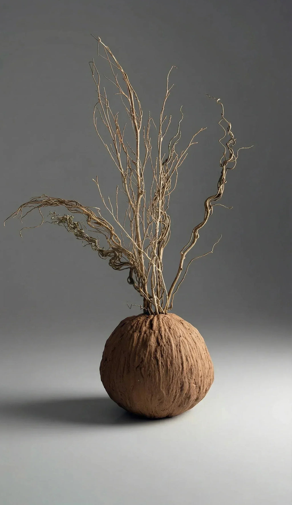 Vaso Cerâmica Fria Rústico Terracota - Ateliê MMassuci